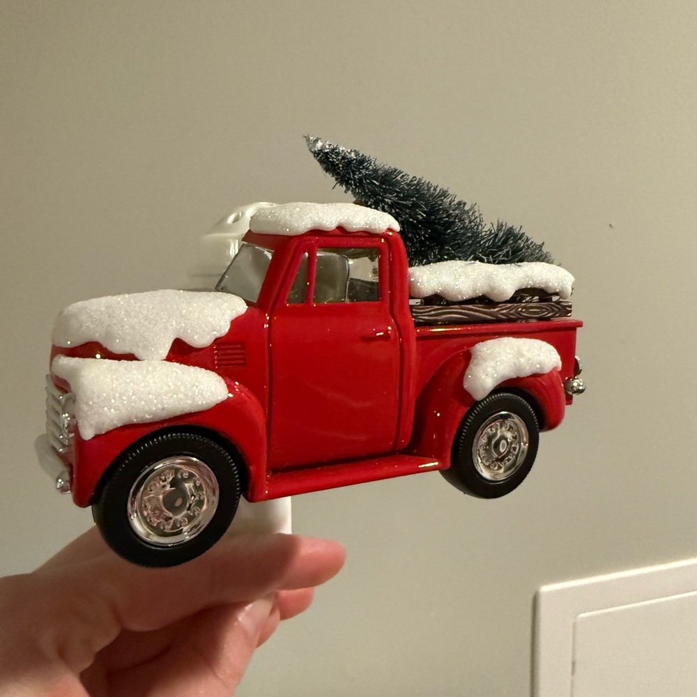 Bath & Body Works Red Truck Wall Decor